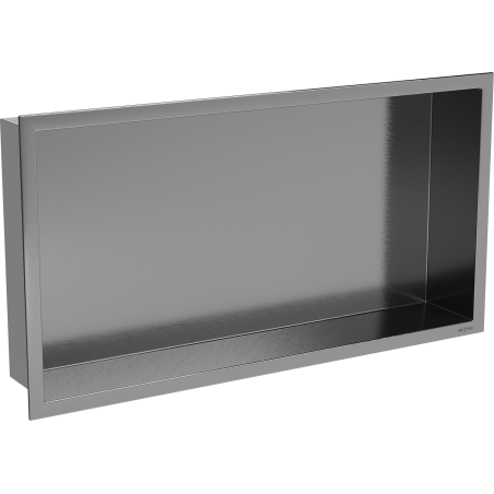 Mexen X-Wall-R raft încastrat cu flanșă 60 x 30 cm, gri pistol periat - 19E0603010