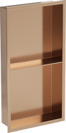 Mexen X-Wall-R niche polc peremmel és polccal 60 x 30 cm, kefe fém réz - 19C0603010S