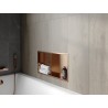 Mexen X-Wall-R niche polc peremmel és polccal 60 x 30 cm, kefe fém réz - 19C0603010S
