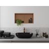 Mexen X-Wall-R niche polc peremmel és polccal 60 x 30 cm, kefe fém réz - 19C0603010S
