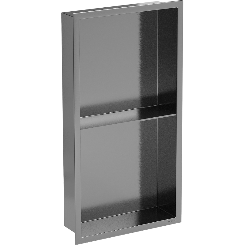 Mexen X-Wall-R raft încastrat cu flanșă și raft 60 x 30 cm, gun grey periat - 19E0603010S