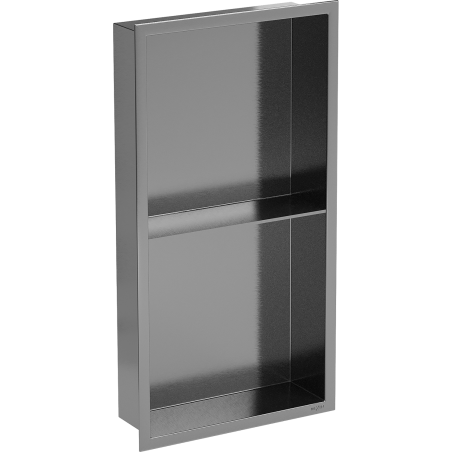 Mexen X-Wall-R raft încastrat cu flanșă și raft 60 x 30 cm, gun grey periat - 19E0603010S