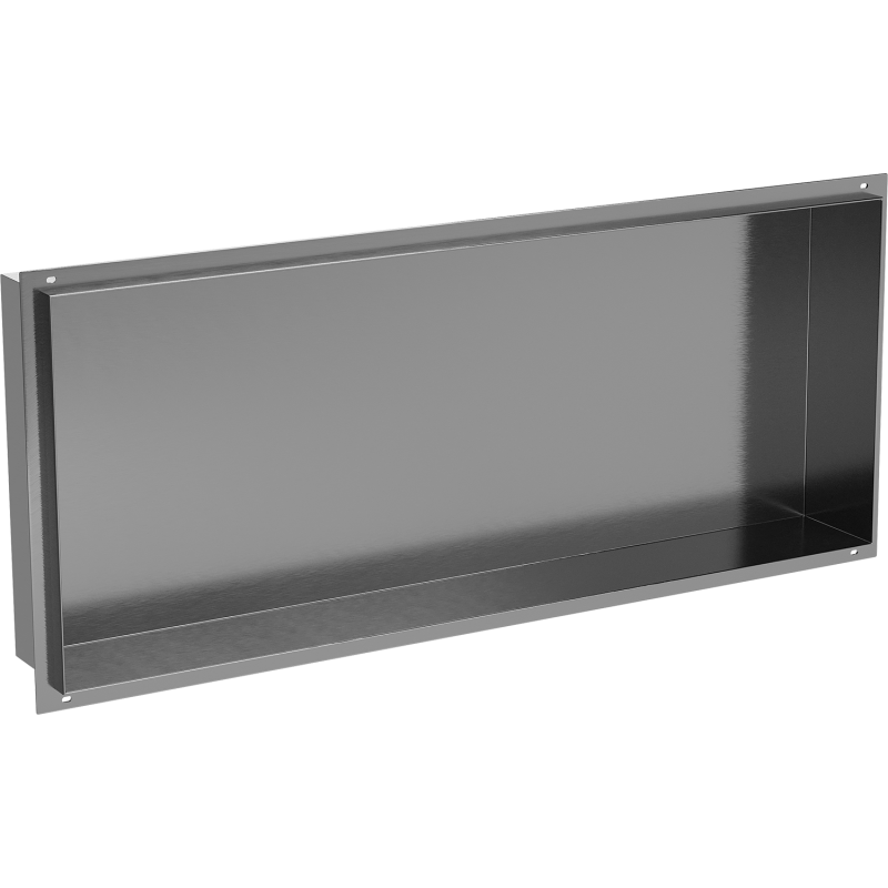 Mexen X-Wall-NR raft fărăr margine 75 x 30 cm, gri armat periat - 19E1753010