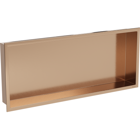 Mexen X-Wall-R raft de nișă cu flanșă 75 x 30 cm, cupru periat - 19C0753010