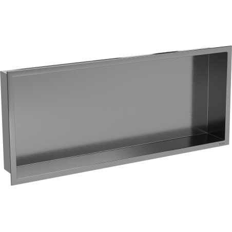 Mexen X-Wall-R raft în nișă cu flanșă 75 x 30 cm, gri închis periat - 19E0753010
