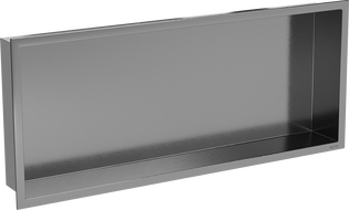 Mexen X-Wall-R fülkeres polc peremmel 75 x 30 cm, gun gray kefélt - 19E0753010