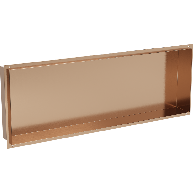 Mexen X-Wall-NR raft în nișă fără colier 90 x 30 cm, cupru periat - 19C1903010