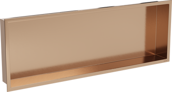 Mexen X-Wall-R raft încastrat cu flanșă 90 x 30 cm, cupru periat - 19C0903010