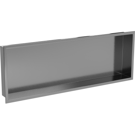 Mexen X-Wall-R raft încastrat cu flanșă 90 x 30 cm, gri pistol periat - 19E0903010