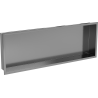 Mexen X-Wall-R raft încastrat cu flanșă 90 x 30 cm, gri pistol periat - 19E0903010
