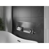 Mexen X-Wall-R süllyeszthető polc peremmel 90 x 30 cm, szálcsiszolt gun grey - 19E0903010