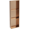 Mexen X-Wall-R raft încastrat cu flanșă și raft 90 x 30 cm, cupru periat - 19C0903010S