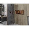 Mexen X-Wall-R raft încastrat cu flanșă și raft 90 x 30 cm, cupru periat - 19C0903010S