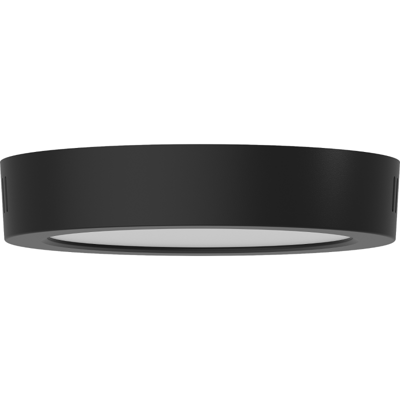 Mexen LDSR plafon LED de tavan aparent, diametru 17 cm, 12W, Neutru - 4000K, 960 lm, negru - L212-017-1240-70