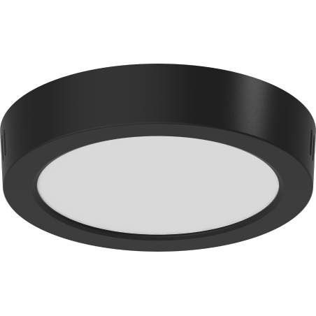 Mexen LDSR plafon LED montat pe tavan, diametru 17 cm, 12W, Rece - 6500K, 960 lm, negru - L212-017-1265-70