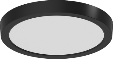 Mexen LDSR plafon LED de suprafață fi 30 cm, 24W, Rece - 6500K, 1920 lm, negru - L212-030-2465-70