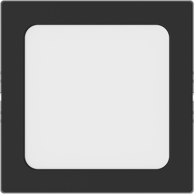 Mexen LDSS mennyezeti LED felületi lámpa 17 x 17 cm, 12W, Semleges - 4000K, 960 lm, fekete - L213-017-1240-70