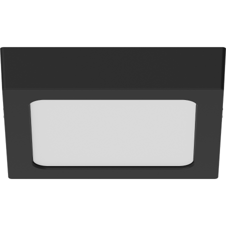 Mexen LDSS plafon LED aplicat pe tavan 17 x 17 cm, 12W, Rece - 6500K, 960 lm, negru - L213-017-1265-70