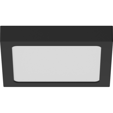 Mexen LDSS plafon LED montat pe suprafață 22 x 22 cm, 18W, Neutru - 4000K, 1440 lm, negru - L213-022-1840-70