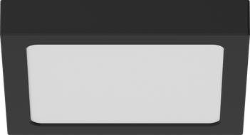 Mexen LDSS plafon LED montat pe suprafață 22 x 22 cm, 18W, Neutru - 4000K, 1440 lm, negru - L213-022-1840-70