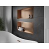 Mexen X-Wall-R falcspolc peremmel 75 x 30 cm, kefeített réz - 19C0753010