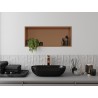 Mexen X-Wall-R falcspolc peremmel 75 x 30 cm, kefeített réz - 19C0753010