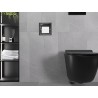 Mexen X-Wall-P WC-papírtartó, kefe hatású szürke - 19E3