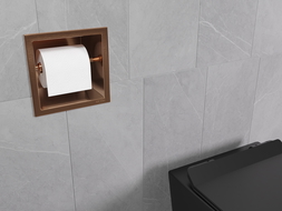 Mexen X-Wall-P WC-papír tartó, csiszolt réz - 19C3