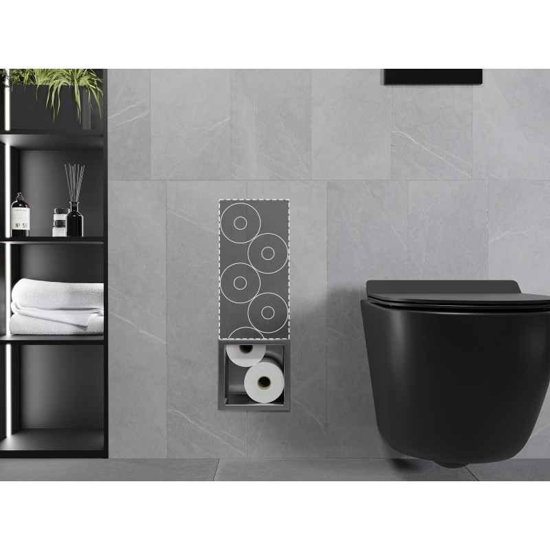 Mexen X-Wall-B dispenser pentru hârtie igienică, gun grey periat - 19E5