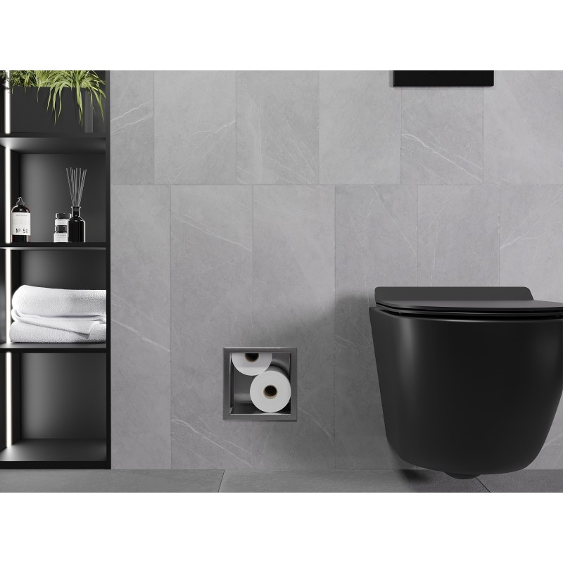 Mexen X-Wall-B dispenser pentru hârtie igienică, gun grey periat - 19E5