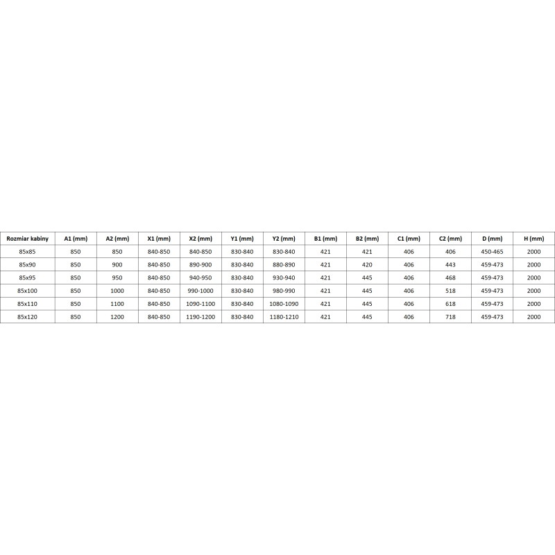 Mexen Rox Cabină de duș Duo glisantă 110 x 85 cm, transparentă, crom - 8C2D-110-085-01-00