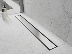 Mexen Flat Abs Flat ABS 2 az 1-ben vonalmenti lefolyó 80 cm, inox - 1069080