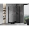Mexen Mist-F cabina de duș pliabilă dreapta 100 x 90 cm, transparent, negru - 8A6T-100-090-70-00-P
