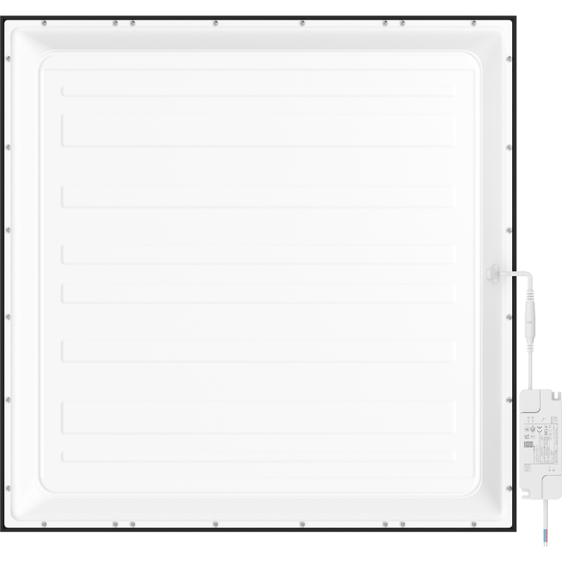 Mexen Brill panou de tavan LED montaj îngropat 60 x 60 cm, 40W, Neutru - 4000K, 4400 lm, negru - L200-060-060-4040-70