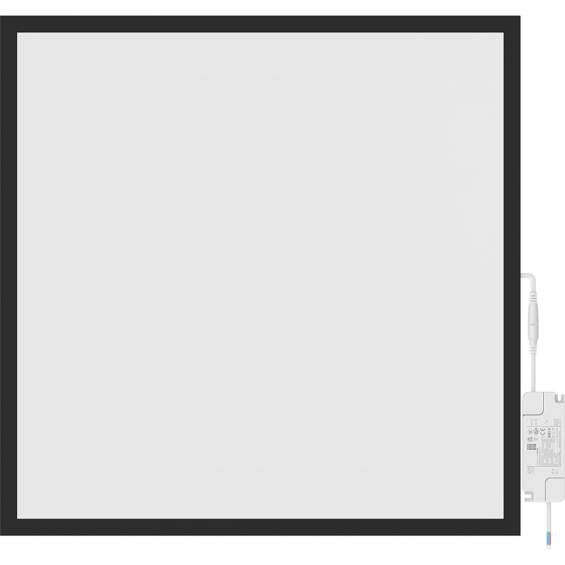 Mexen Brill panou de tavan LED montaj îngropat 60 x 60 cm, 40W, Neutru - 4000K, 4400 lm, negru - L200-060-060-4040-70