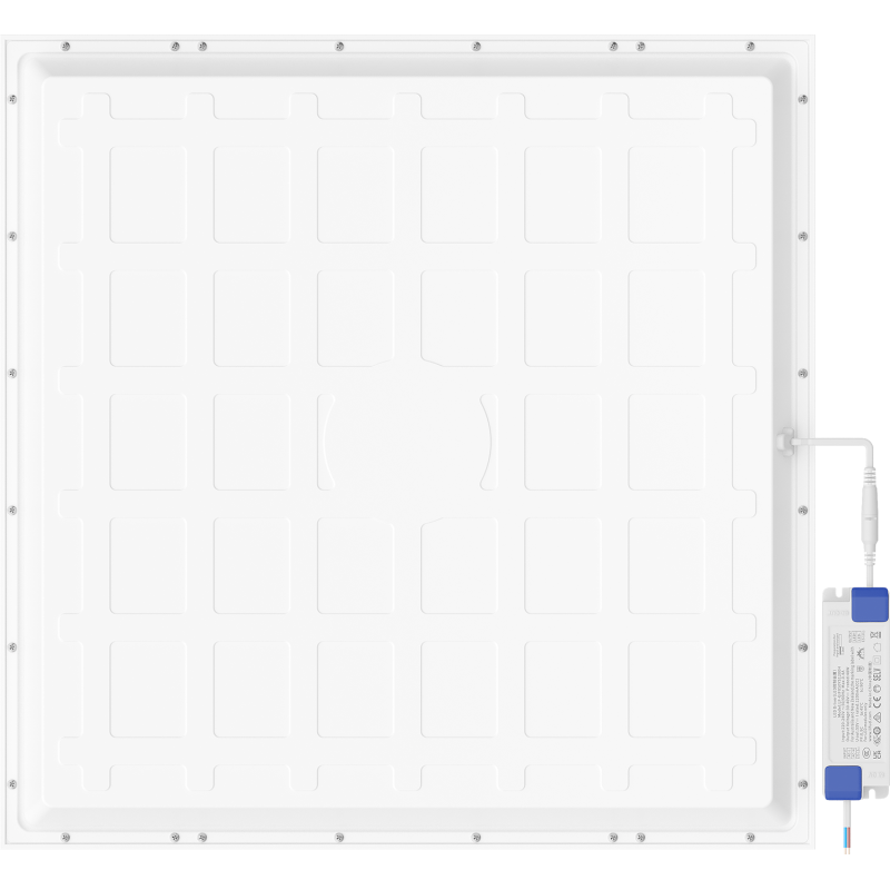 Mexen Brill+ süllyesztett LED mennyezeti panel 60 x 60 cm, 48W, Semleges - 4000K, 5280 lm, fehér - L201-060-060-4840-20