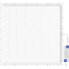 Mexen Brill+ süllyesztett LED mennyezeti panel 60 x 60 cm, 48W, Hideg - 6500K, 5280 lm, fehér - L201-060-060-4865-20