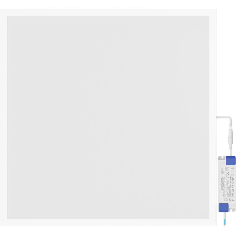 Mexen Brill+ panou LED încastrat pentru tavan 60 x 60 cm, 48W, Rece - 6500K, 5808 lm, alb - L201-060-060-4865-20