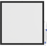 Mexen Brill-S felületre szerelhető LED mennyezeti panel 60 x 60 cm, 40W, Semleges - 4000K, 3600 lm, fekete