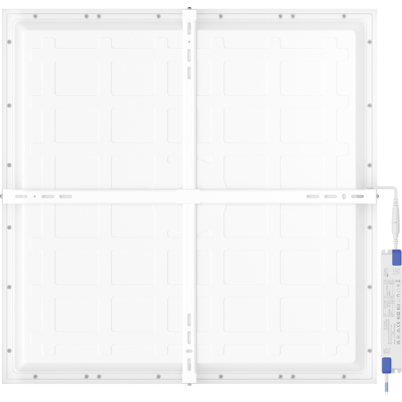 Mexen Brill-S LED felületi mennyezeti panel 60 x 60 cm, 36W, Semleges - 4000K, 5184 lm, fehér - L207-060-060-3640-20
