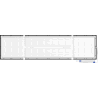 Mexen Brill-S felszerelhető LED mennyezeti panel 120 x 30 cm, 36W, Semleges - 4000K, 3960 lm, fekete - L207-120-030-3640-70