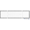 Mexen Brill-S panou LED montat pe tavan 120 x 30 cm, 36W, Neutru - 4000K, 3960 lm, negru - L207-120-030-3640-70