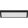 Mexen Brill-S felületre szerelhető LED mennyezeti panel 60 x 30 cm, 24W, Semleges - 4000K, 2640 lm, fekete
