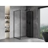 Mexen Mist-F összecsukható zuhanykabin jobb oldalra 75 x 70 cm, fekete keret, fekete - 8A6T-075-070-70-70-P