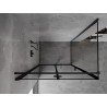 Mexen Mist-F cabină de duș pliabilă stângă 100 x 90 cm, ramă neagră, neagră - 8A6T-100-090-70-70-L