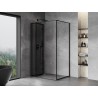 Mexen Mist-F cabină de duș pliabilă stângă 100 x 90 cm, ramă neagră, neagră - 8A6T-100-090-70-70-L