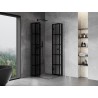Mexen Mist-F Duo cabină de duș pliabilă 85 x 85 cm, grilaj negru, negru - 8A6-085L-085P-70-77