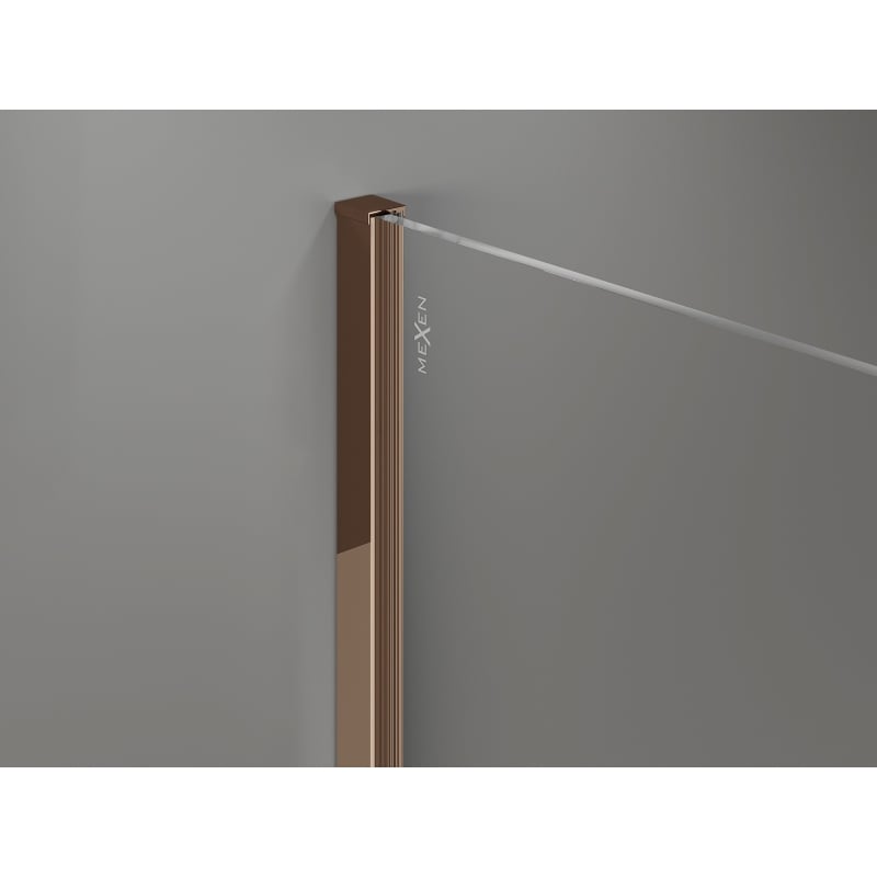 Mexen Uni-I1 profil de perete pentru paravan de duș de 8 mm, auriu roz - 800-00-60