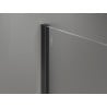Mexen Uni-I1 profil de perete pentru paravan de duș de 8 mm, negru - 800-00-70