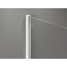 Mexen listă de perete pentru peretele de duș 10 mm, albă - 800-00-20-X